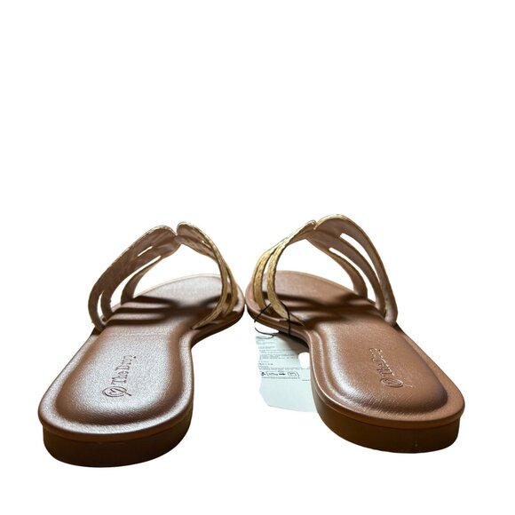 The Drop Women's Monika Flat H-Band Slide Sandal Natural Raffia Size 13 New - Picture 9 of 11